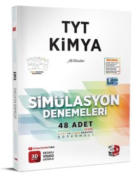 3D Yayınları 2025 TYT Kimya Simülasyon 48 Deneme