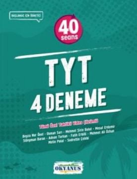 Okyanus Yayınları TYT 40 Seans 4 Deneme