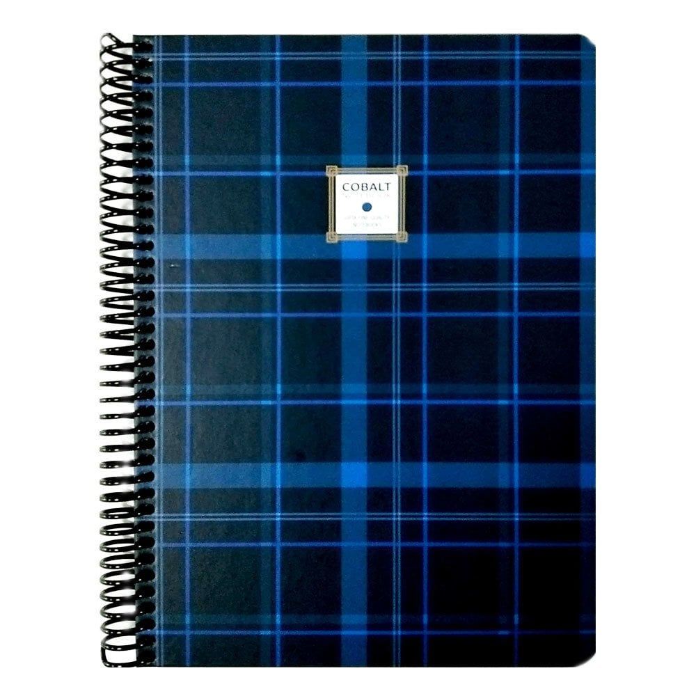 Gıpta Cobalt Notebook Spiralli Kare Desen Sert Kapak 120 Yaprak 17*24 Çizgili Defter