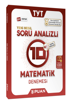 Puan Yayınları TYT Matematik Soru Analizli 10+1 Deneme