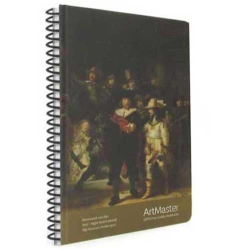 Gıpta Art Master Spiralli Night Watch Karton Kapak 100 Yaprak 19*26 Çizgili Defter