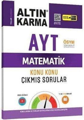 Altın Karma AYT Matematik Çıkmış Sorular