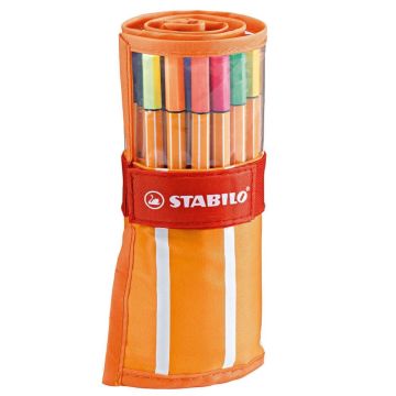 Stabilo Point 88 Çantalı 30 Renk 0.4 mm Keçe Uçlu Kalem Seti 8830-2