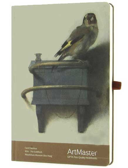 Gıpta Art Master İplik Dikişli The Goldfinch Sert Kapak 120 Yaprak 17*24 Çizgili Defter