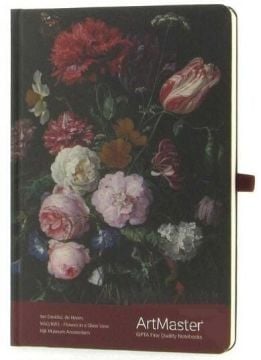 Gıpta Art Master İplik Dikişli Flowers Sert Kapak 120 Yaprak 17*24 Çizgisiz Defter