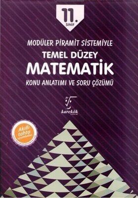 Karekök Yayınları 11. Sınıf Temel Düzey Matematik Konu Anlatımı ve Soru Çözümü