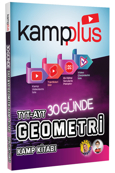 Kampplus Yayınları TYT AYT Geometri 30 Günde Kamp Kitabı