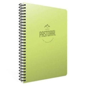 Gıpta Pastoral Spiralli Yeşil Plastik Kapak 144 Yaprak A4 Çizgili Defter