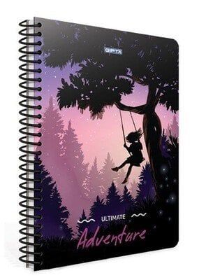 Gıpta Adventure Spiralli Salıncak Karton Kapak 100 Yaprak A4 Kareli Defter