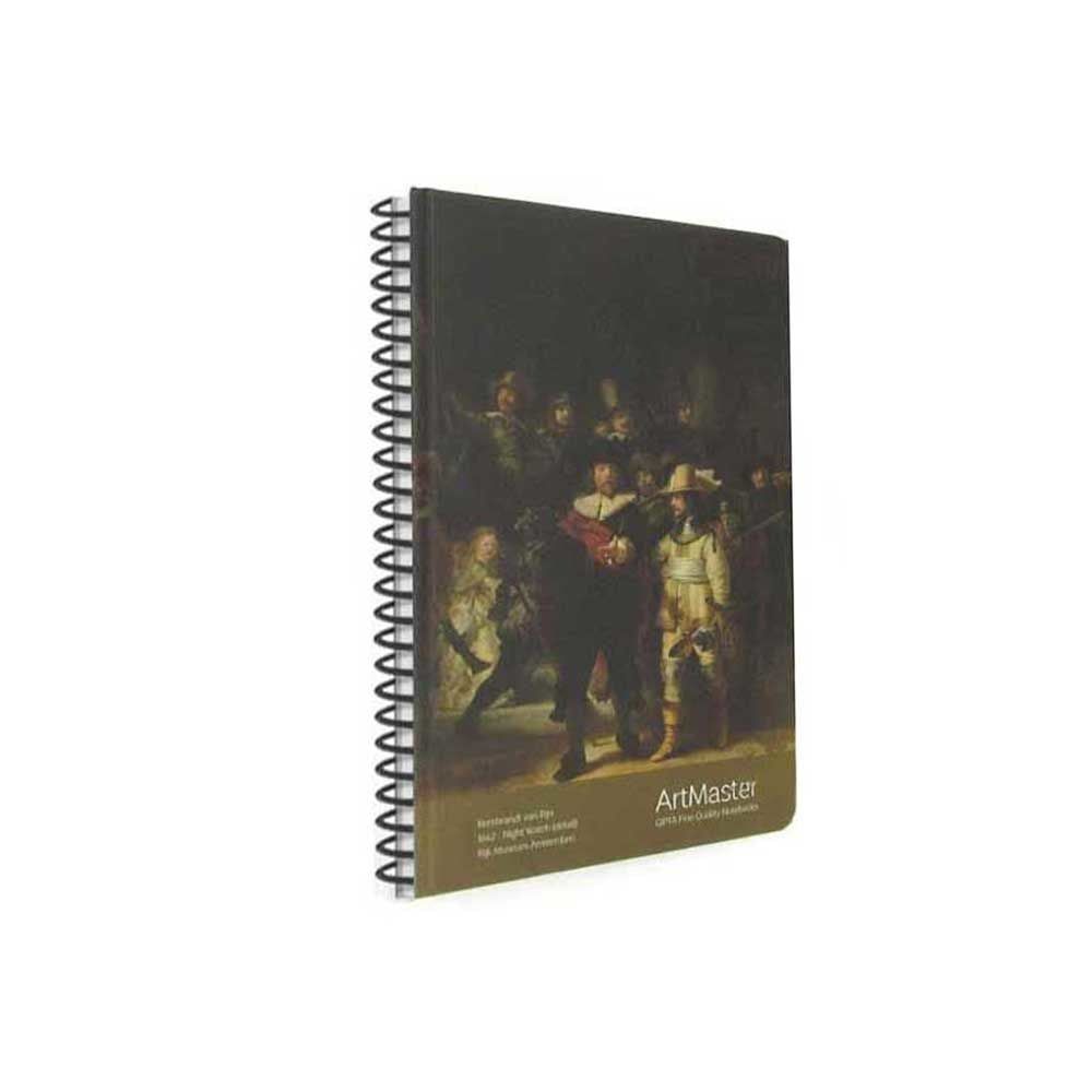 Gıpta Art Master Spiralli Night Watch Karton Kapak 100 Yaprak 19*26 Çizgisiz Defter