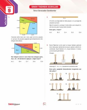 Sınav Yayınları 2025 Sınav Kalitesinde AYT Matematik Soru Bankası