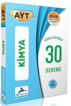 Paraf Yayınları AYT Kimya 30 Deneme