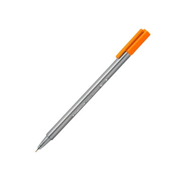 Staedtler Triplus Üçgen Gövde 0.3 mm Turuncu Fineliner Kalem 334/4