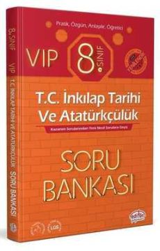 Editör Yayınları 8. Sınıf VİP LGS T.C. İnkılap Tarihi ve Atatürkçülük Soru Bankası