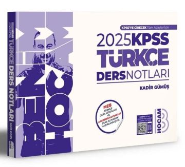 Benim Hocam 2025 KPSS Türkçe Ders Notları