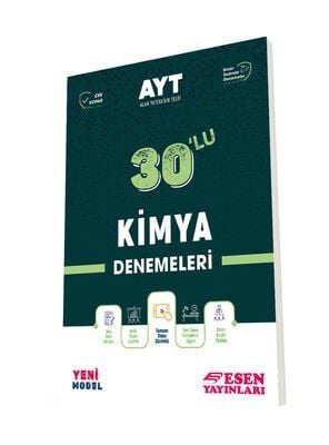 Esen Yayınları AYT Kimya 30 Deneme