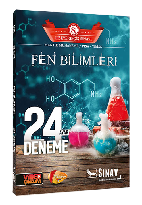 Sınav Yayınları 8. Sınıf LGS Fen Bilimleri 24 Deneme