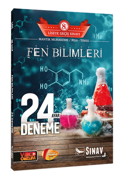 Sınav Yayınları 8. Sınıf LGS Fen Bilimleri 24 Deneme