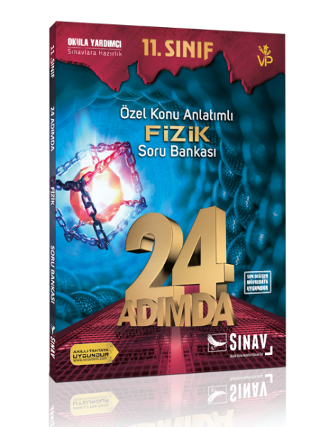 Sınav Yayınları 11. Sınıf Fizik 24 Adımda Özel Konu Anlatımlı Soru Bankası