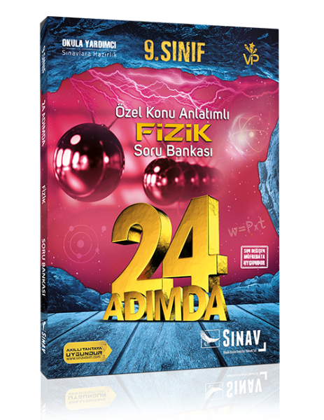 Sınav Yayınları 9. Sınıf Fizik 24 Adımda Özel Konu Anlatımlı Soru Bankası