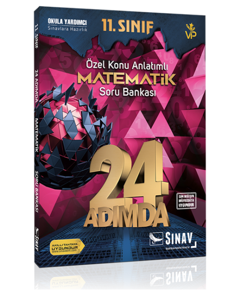 Sınav Yayınları 11. Sınıf Matematik 24 Adımda Özel Konu Anlatımlı Soru Bankası