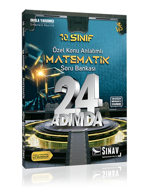 Sınav Yayınları 10. Sınıf Matematik 24 Adımda Özel Konu Anlatımlı Soru Bankası