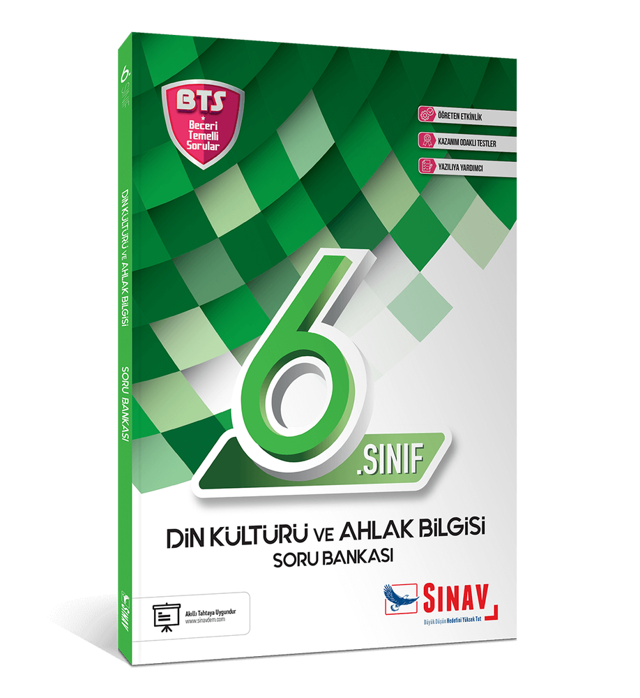 Sınav Yayınları 6. Sınıf Din Kültürü ve Ahlak Bilgisi Soru Bankası