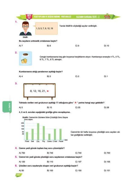 Sınav Yayınları 6. Sınıf Matematik Soru Bankası