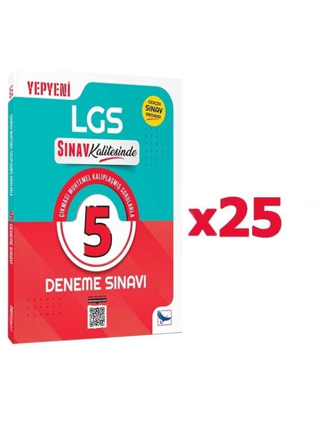 Sınav Yayınları Sınav Kalitesinde LGS 5 Deneme 25'li Paket