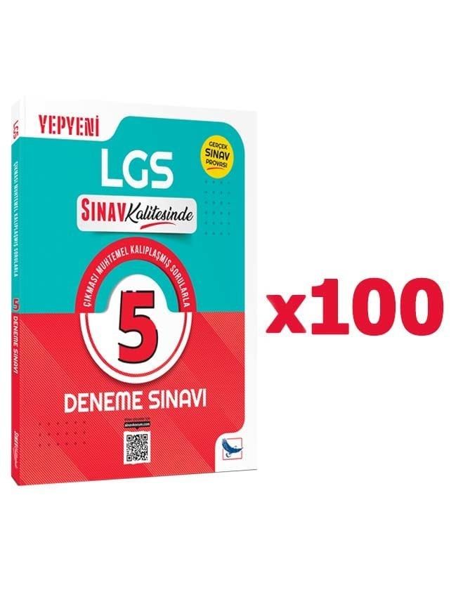 Sınav Yayınları Sınav Kalitesinde LGS 5 Deneme 100'lü Paket