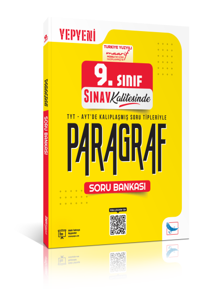 Sınav Yayınları Sınav Kalitesinde 9. Sınıf Paragraf Soru Bankası