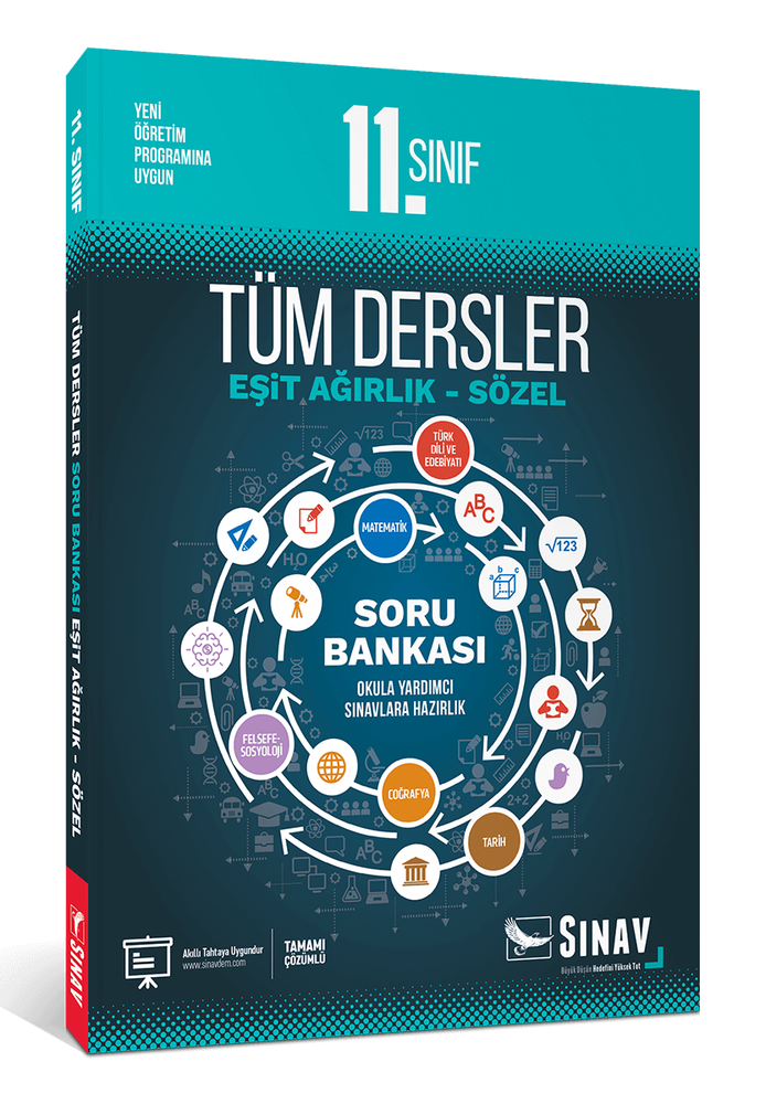 Sınav Yayınları 11. Sınıf Tüm Dersler Eşit Ağırlık Sözel Soru Bankası
