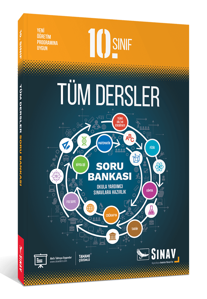 Sınav Yayınları 10. Sınıf Tüm Dersler Çözümlü Soru Bankası