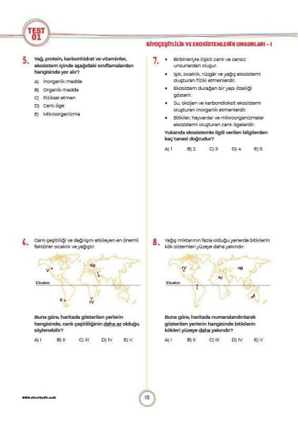 Sınav Yayınları 11. Sınıf Coğrafya Soru Bankası