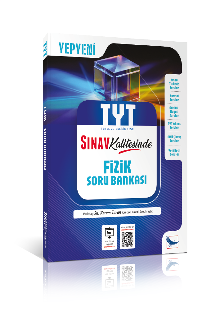 Senin Kitabın Sınav Kalitesinde TYT Fizik Deep Blue Soru Bankası