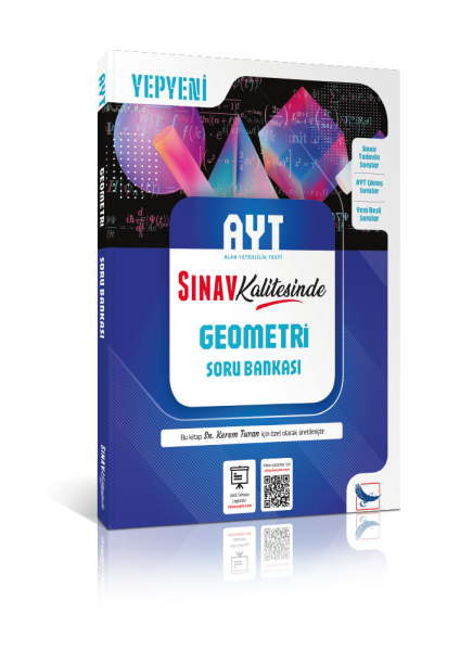 Senin Kitabın Sınav Kalitesinde AYT Geometri Deep Blue Soru Bankası