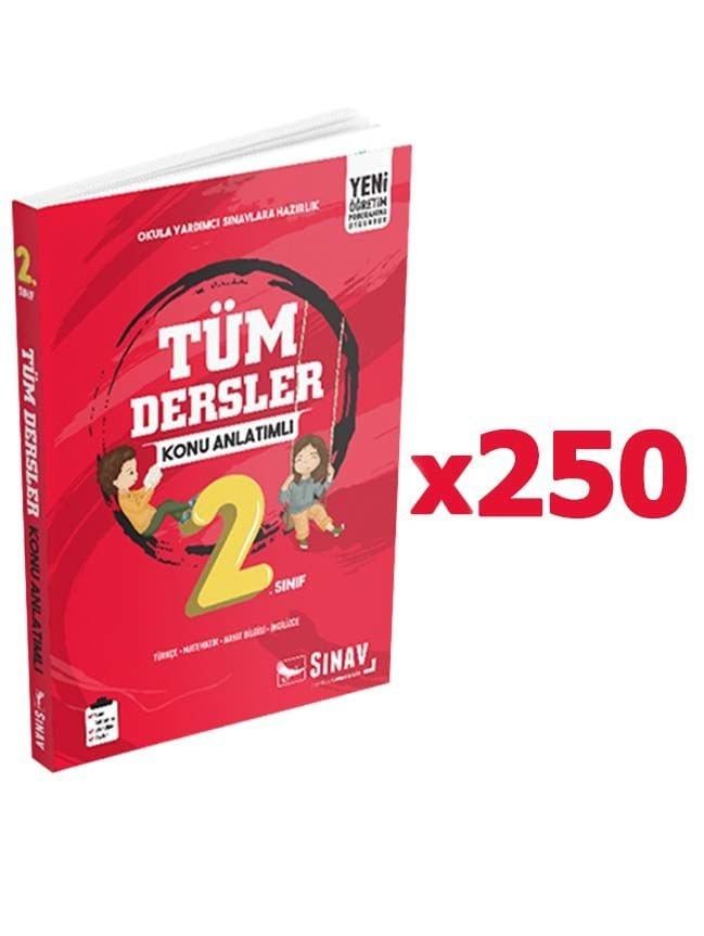 Sınav Yayınları 2. Sınıf Tüm Dersler Konu Anlatımlı 250'li Paket