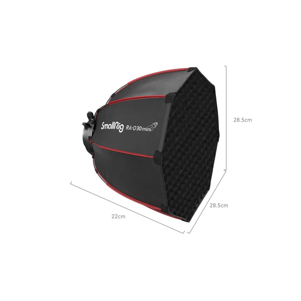 SmallRig 4358 RA-D30  RC 60B  için Mini Parabolik Softbox