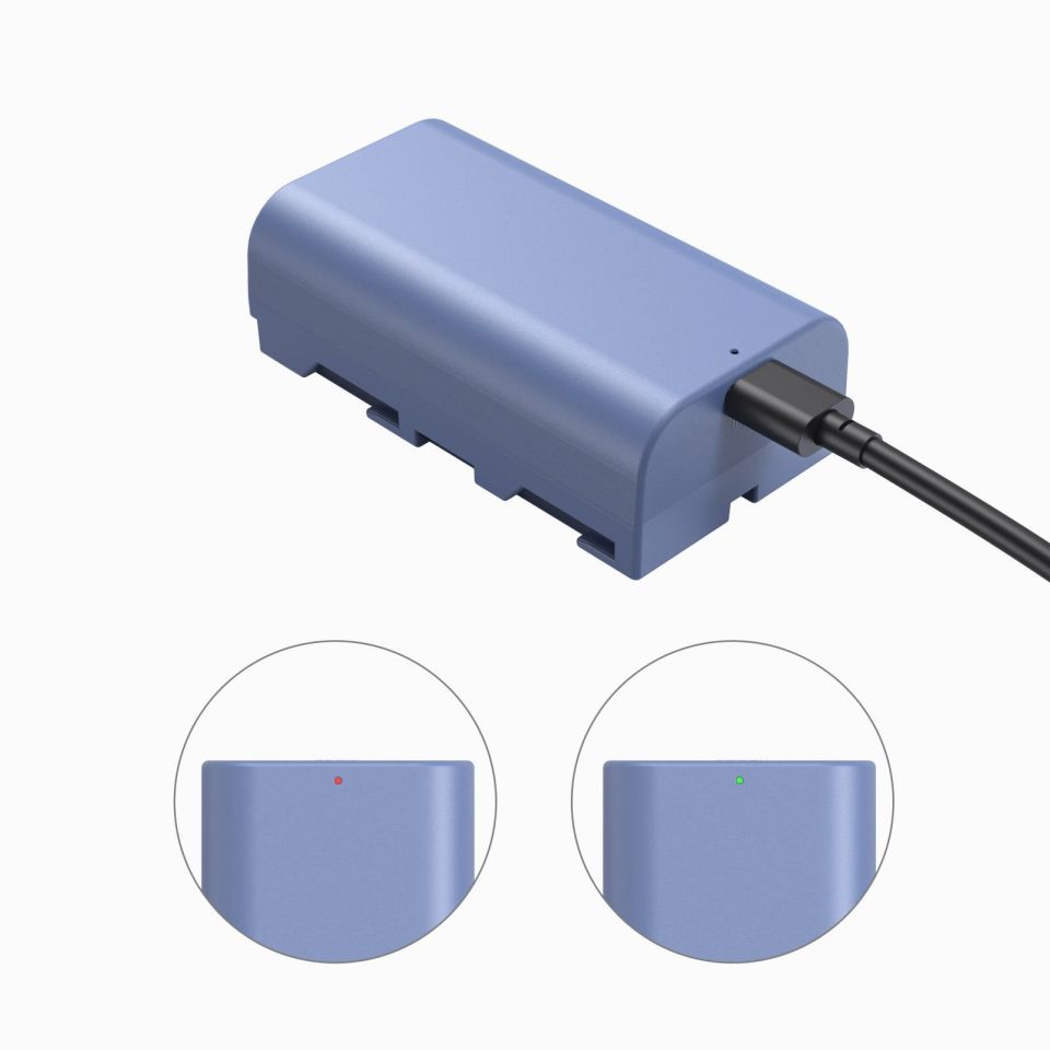 SmallRig 4331 NP-F550  USB-C Şarj Edilebilir Kamera Pili