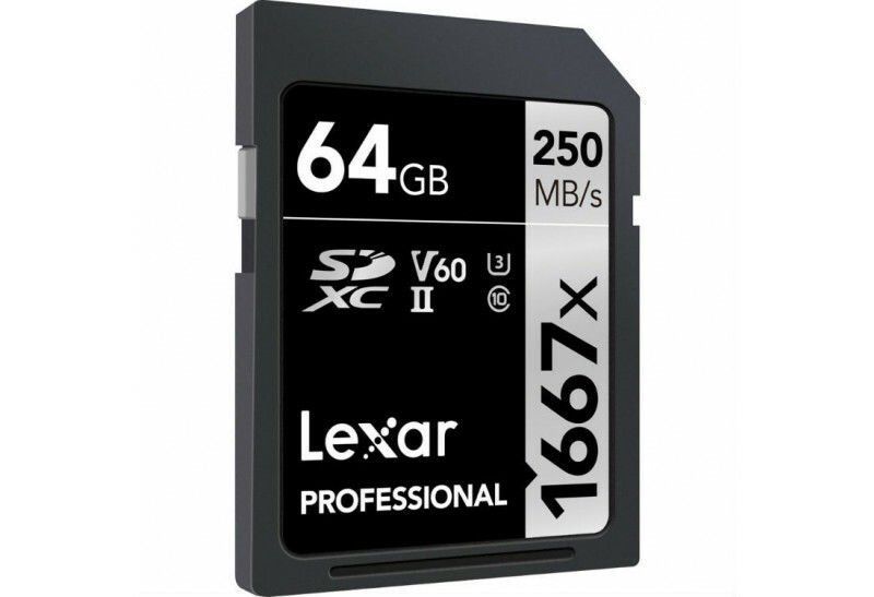 Lexar SD 64GB 1667X  Hafıza Kartı (Okuma:250mb/sn - Yazma:120mb/sn)