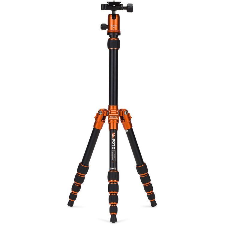 Benro MeFOTO A0350Q0O BackPacker Travel Tripod Kit (Orange)