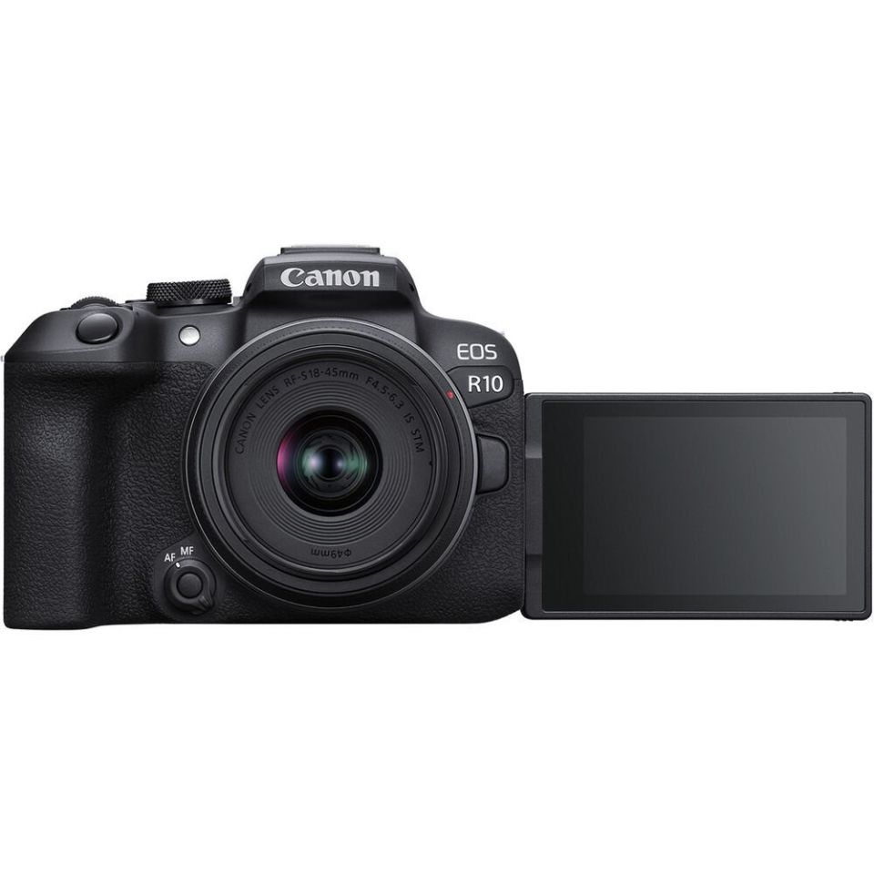 Canon EOS R10 18-45mm Lens + Canon EF-EOS R Mount Adaptör Kit