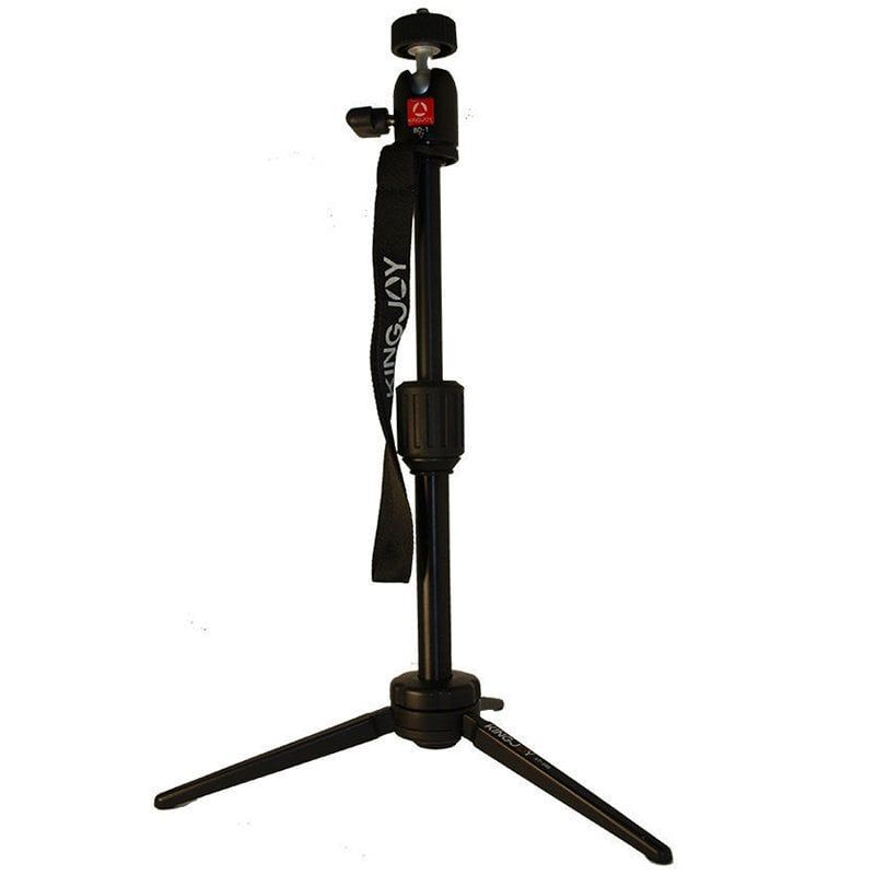 Kingjoy KT-300 + BD-1 Alüminyum Tripod Top Kafa ile