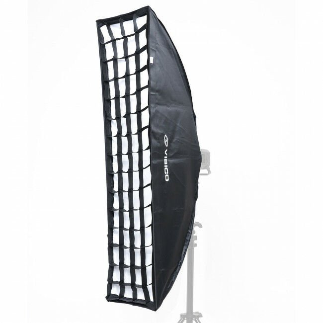 Visico SB-040 Softbox 40x140cm - Gridli - Bowens