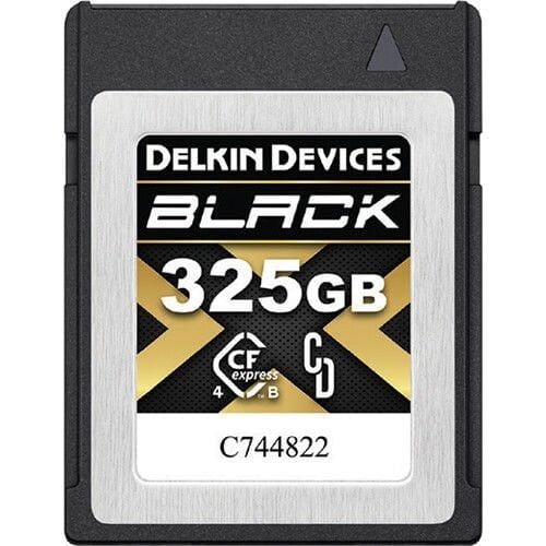 DELKIN BLACK CFEXPRESS TYPE B 4.0 MEMORY CARD 325GB