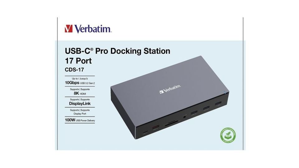 VERBATIM 32172 - USB-C DOCK 17 Port CDS-17