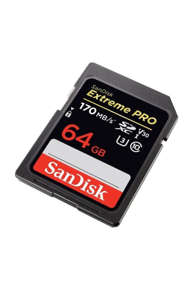 SanDisk SD 64GB Extreme Pro 170Mb/s C10 SDXC Hafıza Kartı