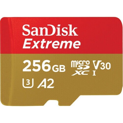 SanDisk 256GB Micro SD Extreme 190/130 mb/s Hafıza Kartı