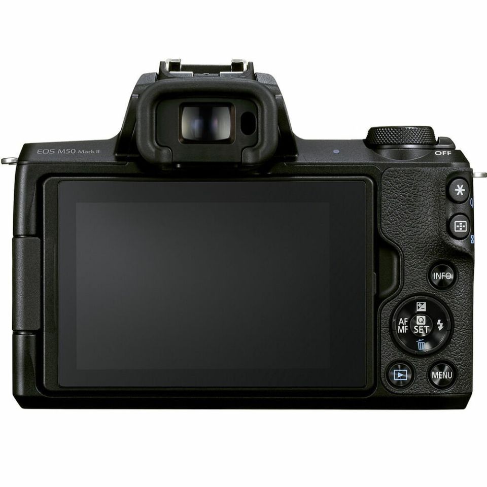 Canon EOS M50 Mark II 15-45mm + 55-200mm IS STM Lensli Kit Hediye Paketi