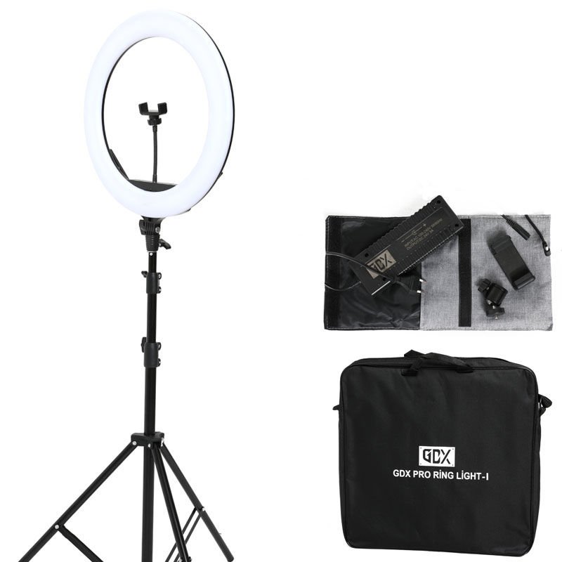 Gdx Pro Ring Light 450 Led 60W Bicolor Youtuber Kit Makeup Kit